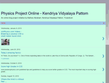 Tablet Screenshot of kvphysics.blogspot.com