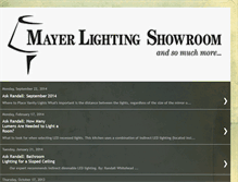 Tablet Screenshot of mayerlightingshowroom.blogspot.com