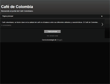 Tablet Screenshot of elcafedecolombia.blogspot.com