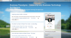 Desktop Screenshot of businessparadigms.blogspot.com