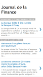 Mobile Screenshot of journaldelafinance.blogspot.com