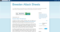 Desktop Screenshot of breedenattacksheet.blogspot.com