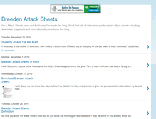 Tablet Screenshot of breedenattacksheet.blogspot.com