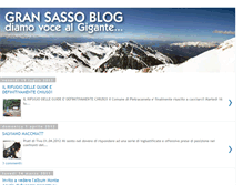 Tablet Screenshot of gransassoblog.blogspot.com