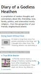 Mobile Screenshot of diaryofagodlessheathen.blogspot.com