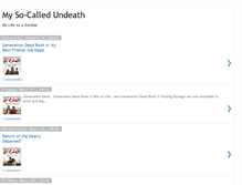 Tablet Screenshot of mysocalledundeath.blogspot.com