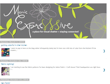 Tablet Screenshot of manicexpresssive.blogspot.com