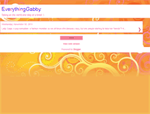 Tablet Screenshot of gabby-yougle.blogspot.com