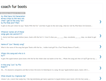 Tablet Screenshot of coach-fur-boots.blogspot.com