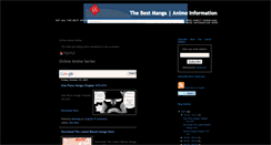 Desktop Screenshot of manga-anime-information.blogspot.com