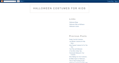 Desktop Screenshot of halloweencostumesforkids.blogspot.com