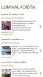 Mobile Screenshot of lumivalkoista.blogspot.com