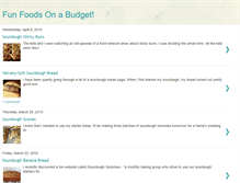Tablet Screenshot of baskersfunfoods.blogspot.com
