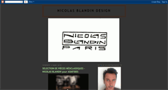 Desktop Screenshot of nicolasblandin-design.blogspot.com