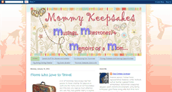 Desktop Screenshot of mommykeepsakes.blogspot.com