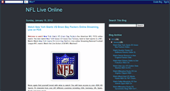 Desktop Screenshot of nfllivetvcenter.blogspot.com