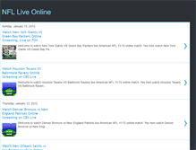 Tablet Screenshot of nfllivetvcenter.blogspot.com