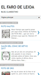 Mobile Screenshot of elfarodeleioa.blogspot.com