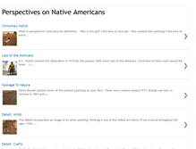 Tablet Screenshot of perspectivesonnativeamericans.blogspot.com