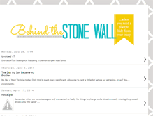 Tablet Screenshot of behindthestonewall.blogspot.com