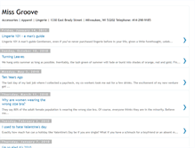 Tablet Screenshot of missgroove.blogspot.com