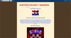 Desktop Screenshot of escudobandera.blogspot.com