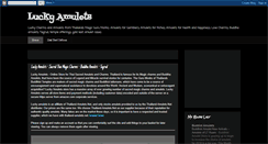 Desktop Screenshot of luckyamulets.blogspot.com