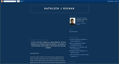 Desktop Screenshot of kathleenjrusnak.blogspot.com