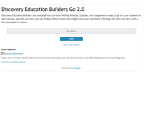 Tablet Screenshot of discoverybuilders.blogspot.com