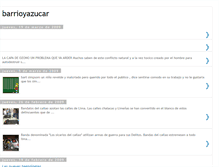 Tablet Screenshot of barrioyazucar.blogspot.com