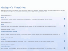 Tablet Screenshot of musingsofawritermom.blogspot.com