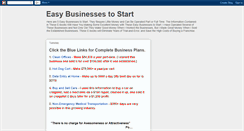 Desktop Screenshot of easybusinessestostart.blogspot.com