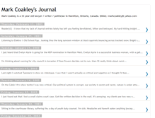 Tablet Screenshot of markcoakley.blogspot.com