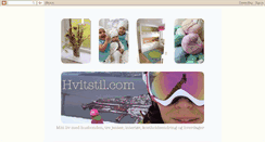 Desktop Screenshot of hvitstil.blogspot.com