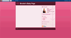 Desktop Screenshot of brookesbabypage68.blogspot.com