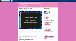 Desktop Screenshot of margaridasemalmequeres.blogspot.com