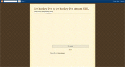 Desktop Screenshot of icehockeytv.blogspot.com