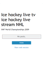 Mobile Screenshot of icehockeytv.blogspot.com