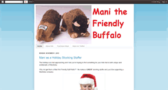 Desktop Screenshot of manithefriendlybuffalo.blogspot.com