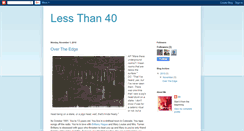 Desktop Screenshot of lessthan40.blogspot.com