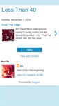 Mobile Screenshot of lessthan40.blogspot.com