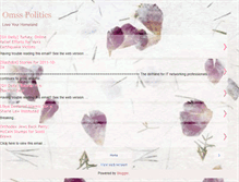 Tablet Screenshot of omsspolitics.blogspot.com