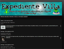Tablet Screenshot of expediente-villa.blogspot.com