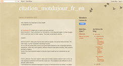 Desktop Screenshot of citation-mot-du-jour-fr-en.blogspot.com