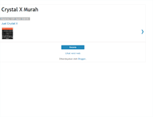 Tablet Screenshot of crystalx-murah.blogspot.com