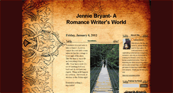 Desktop Screenshot of jenniebryant.blogspot.com