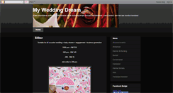Desktop Screenshot of myweddream.blogspot.com