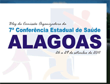 Tablet Screenshot of conferenciasaudealagoas.blogspot.com