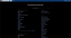 Desktop Screenshot of insurgentdesire.blogspot.com