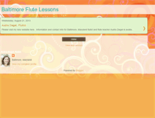 Tablet Screenshot of flutelessons.blogspot.com